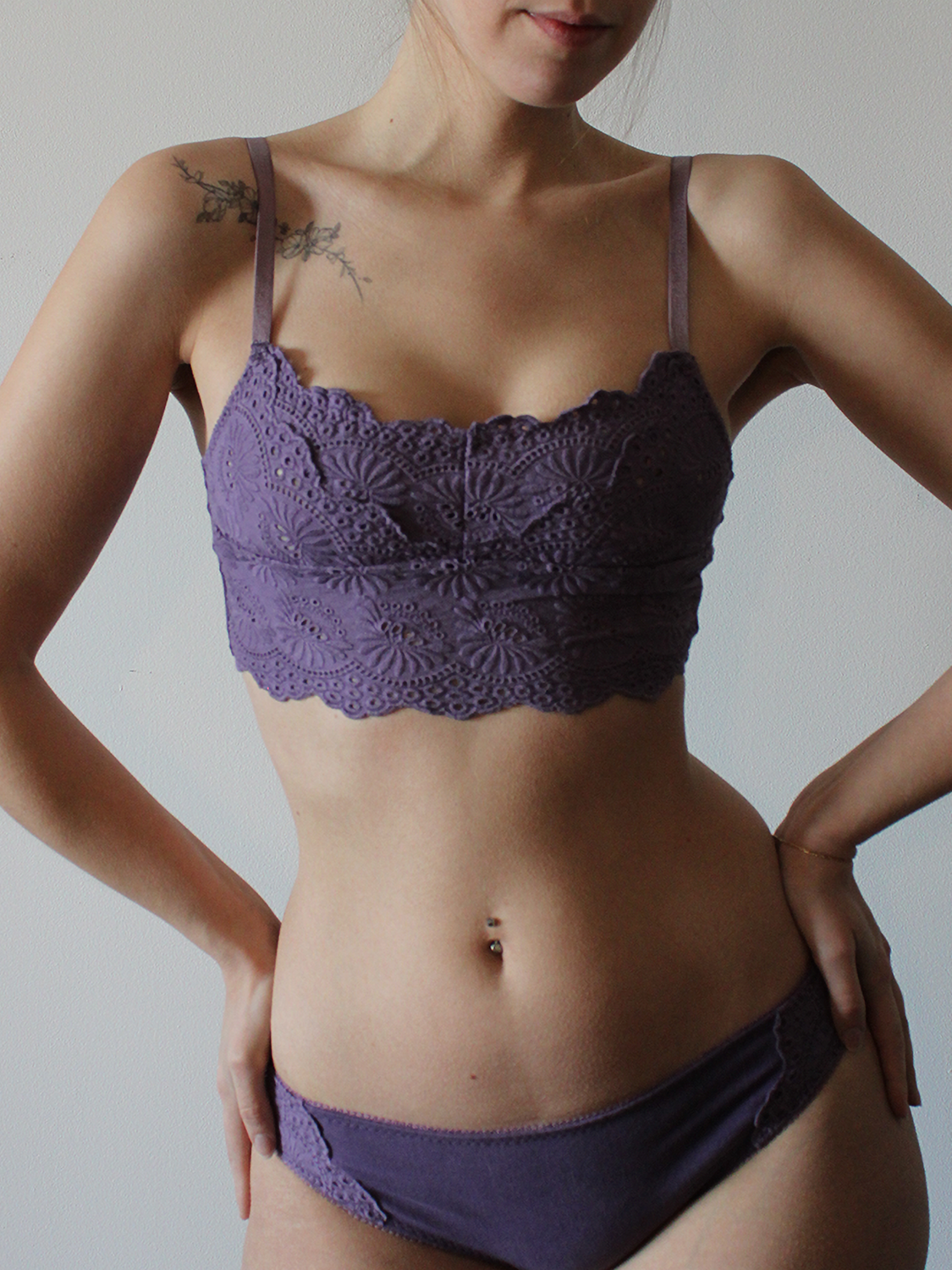 Daisy Longline Bralette